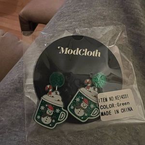ModCloth holiday earrings